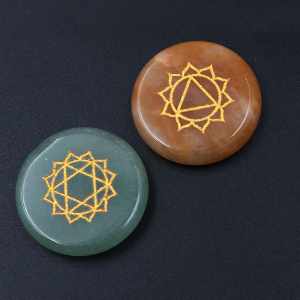 7 SZTUK Naturalne Kryształy Uzdrawiające Kamienie Do Pieczy Chakra-Kryształy Zestaw Kryształowych Prezentów dla Rodziny i Przyjaciół