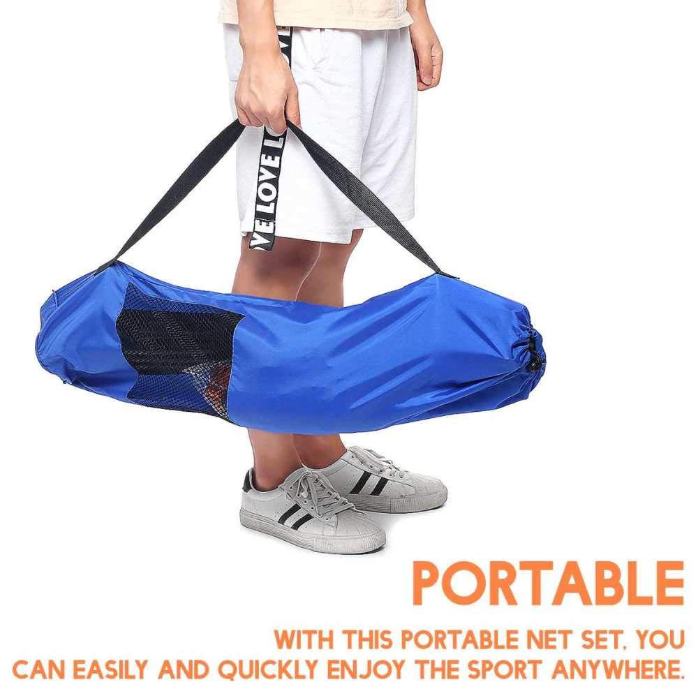 Telaio per Rete da Badminton Telaio per Rete da Tennis Portatile Standard per volano Pieghevole per Esterno Regolabile in Altezza