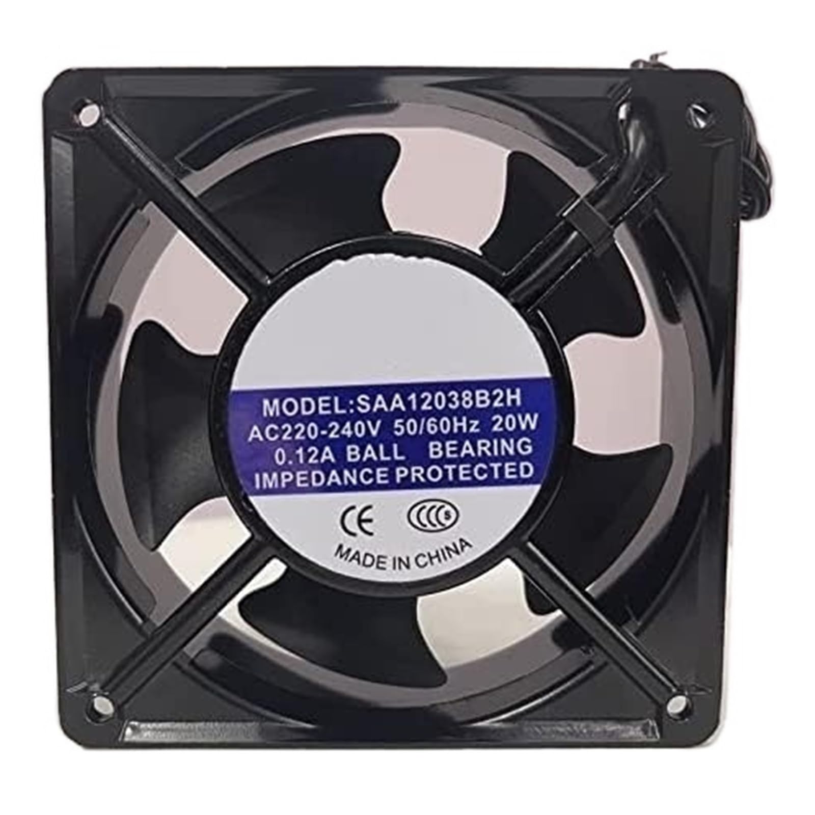 YMUGUEGH SAA12038B2H AC220V 20W 0.12A 12Cm Cooling Fan 12038