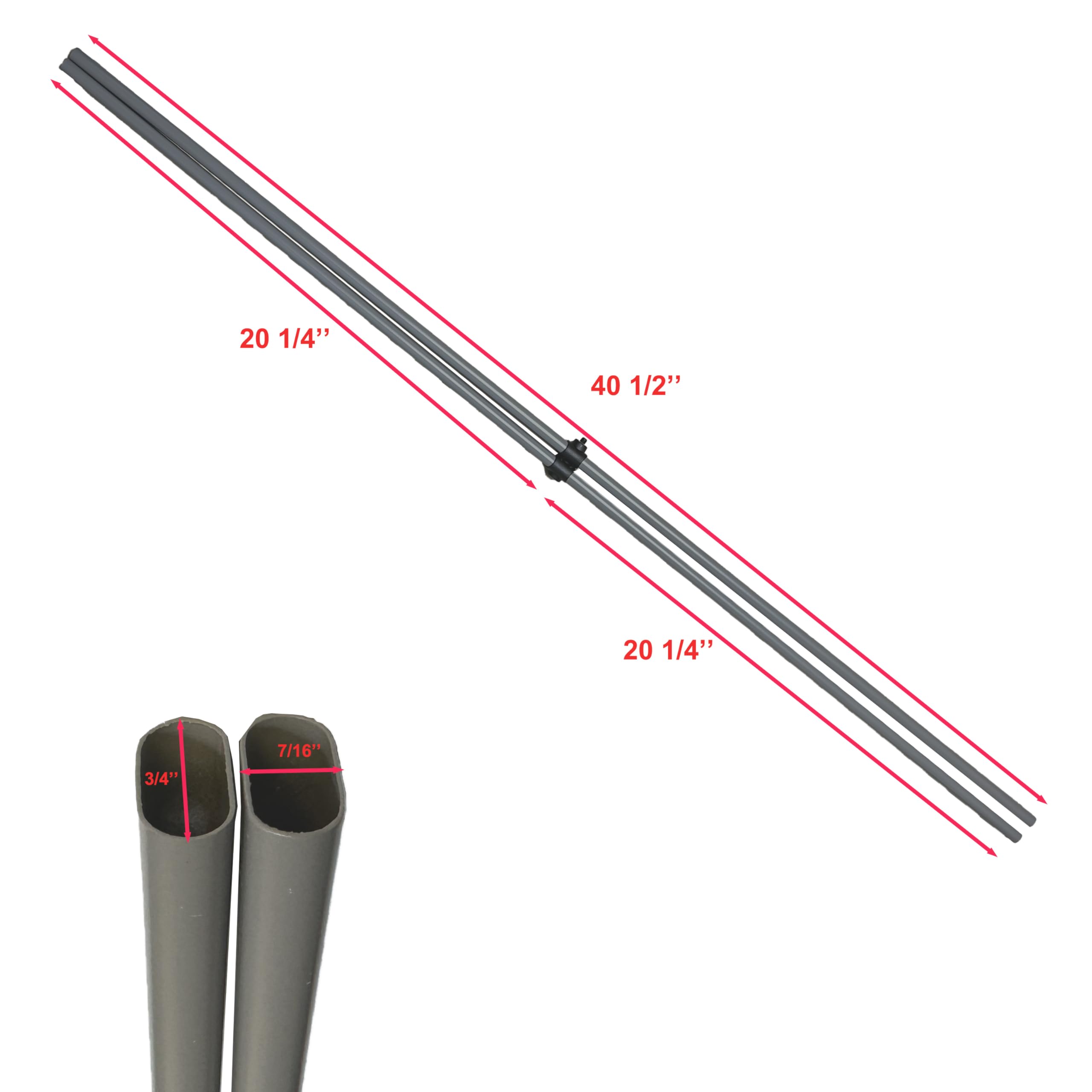 for Academy Sports 10 ft x 10 ft One Push Straight Leg Canopy Side Truss Bars Replacement Parts