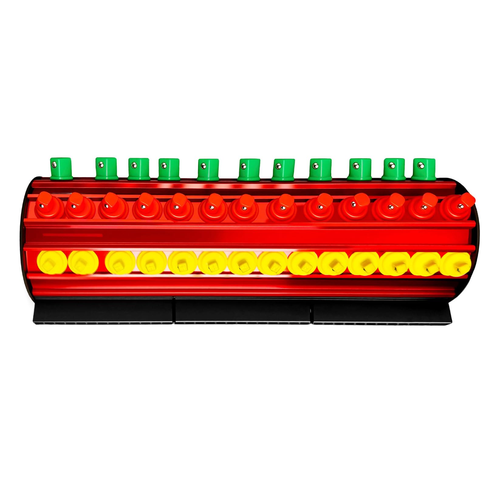 Organisateurs robustes en aluminium avec 77 porte-outils interchangeables pour garage, atelier, solution de rangement peu encombrante, organiseurs d'outils résistants