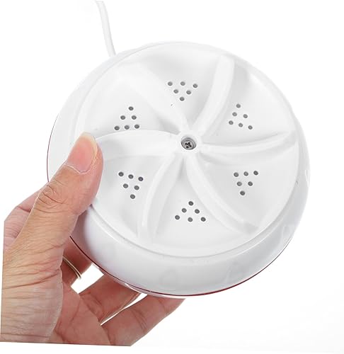 Miniatura 3 de Mipcase Lavadora portátil de 30 W, lavadora de viaje con alimentación USB, para ropa delicada, sincronización inteligente, limpieza profunda para el