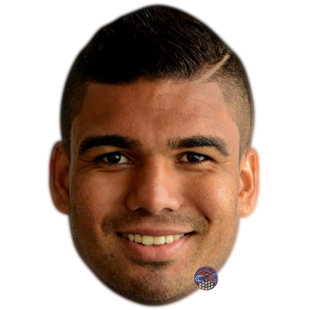 Casemiro Celebrity Mask, Flat Card Face, Fancy Dress Mask