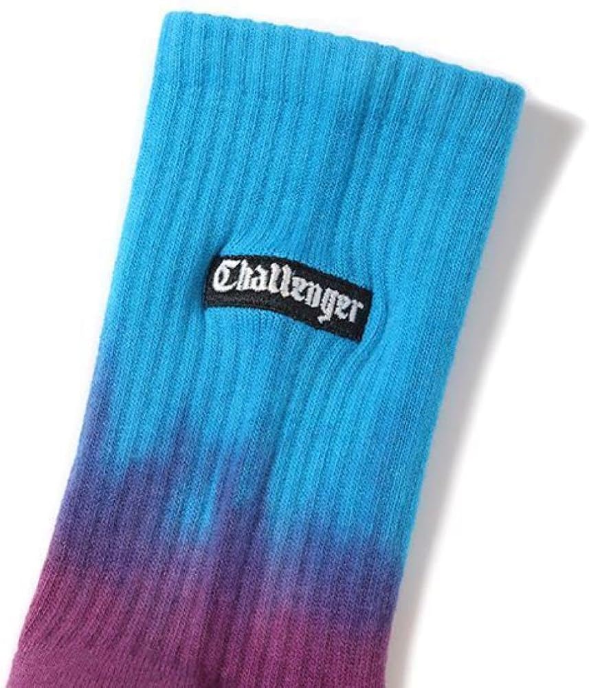 Amazon.co.jp: チャレンジャー タイダイ柄 ソックスCHALLENGER BLUE