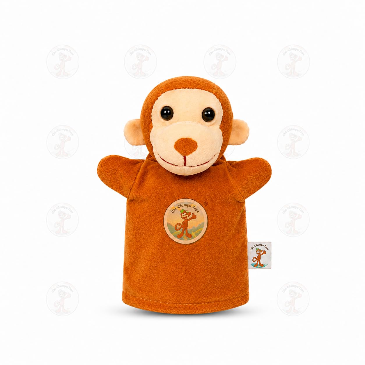 monkey hand puppet for kids | soft plush animal puppet | storytelling, role play, preschool learning toy | interactive educational puppet for boys & girls