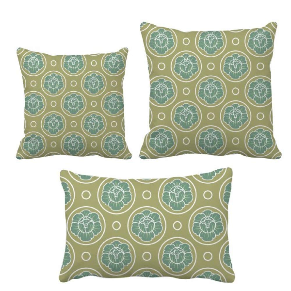 Coussin motif plantes décoration canapé salon moderne carré