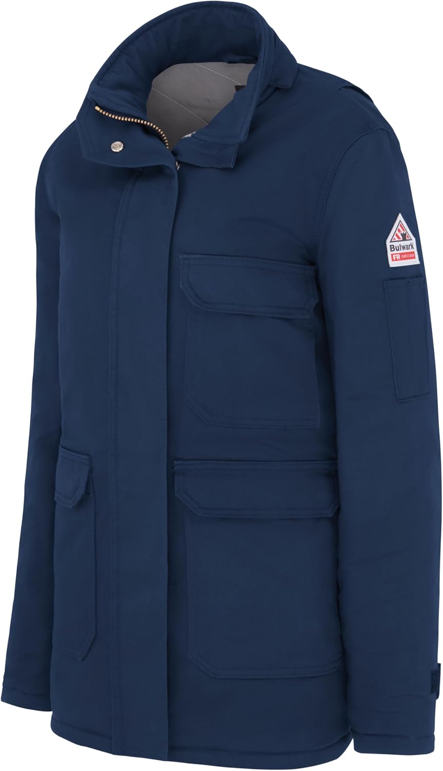 Bulwark FR Women's Heavyweight Excel Flame Resistant Comfortouch Insulated Deluxe Parka
