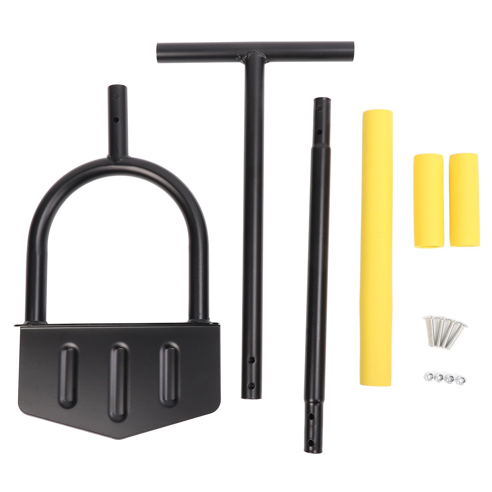 NYSUZHOUJI Manual Lawn Edger Saw Tooth Half Moon Detachable Long Handle Hand Lawn Edging Tool Step Garden