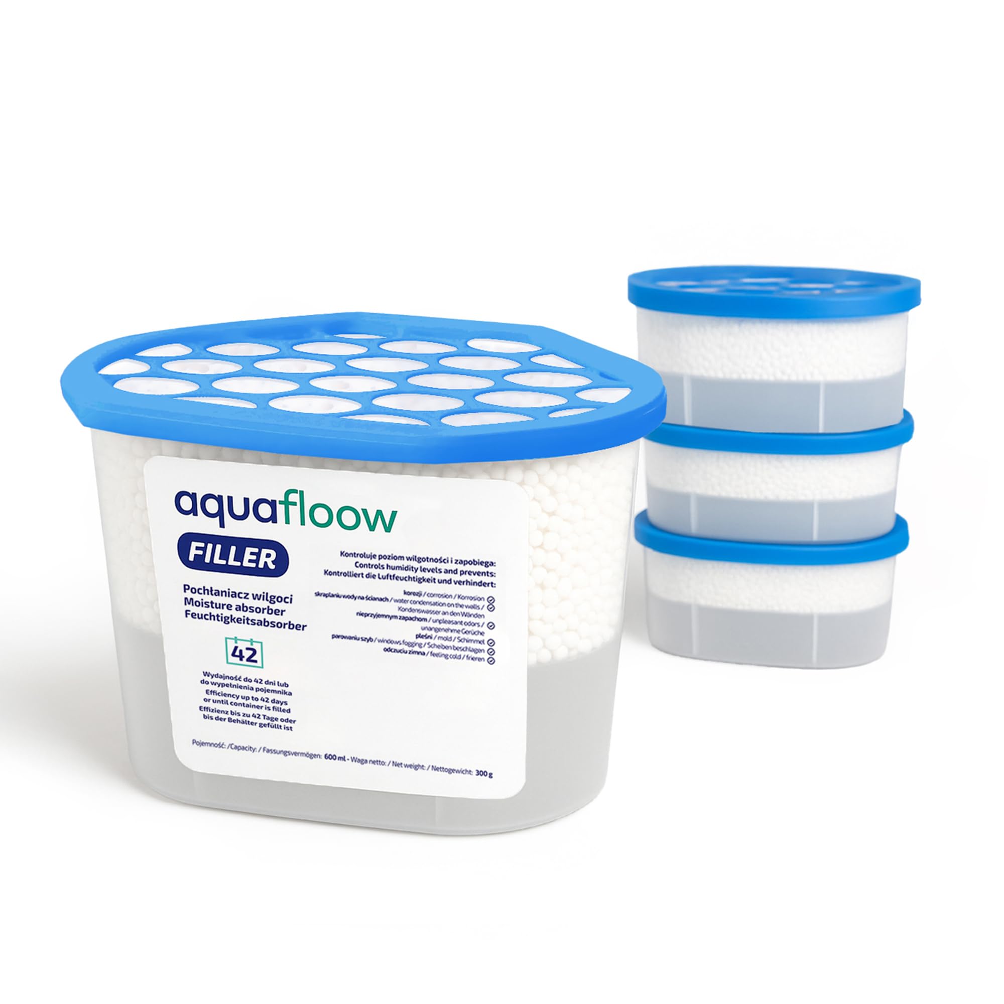 Produit anti moisissure pour chambre et placard | Absorbeur d'humidité Aquafloow