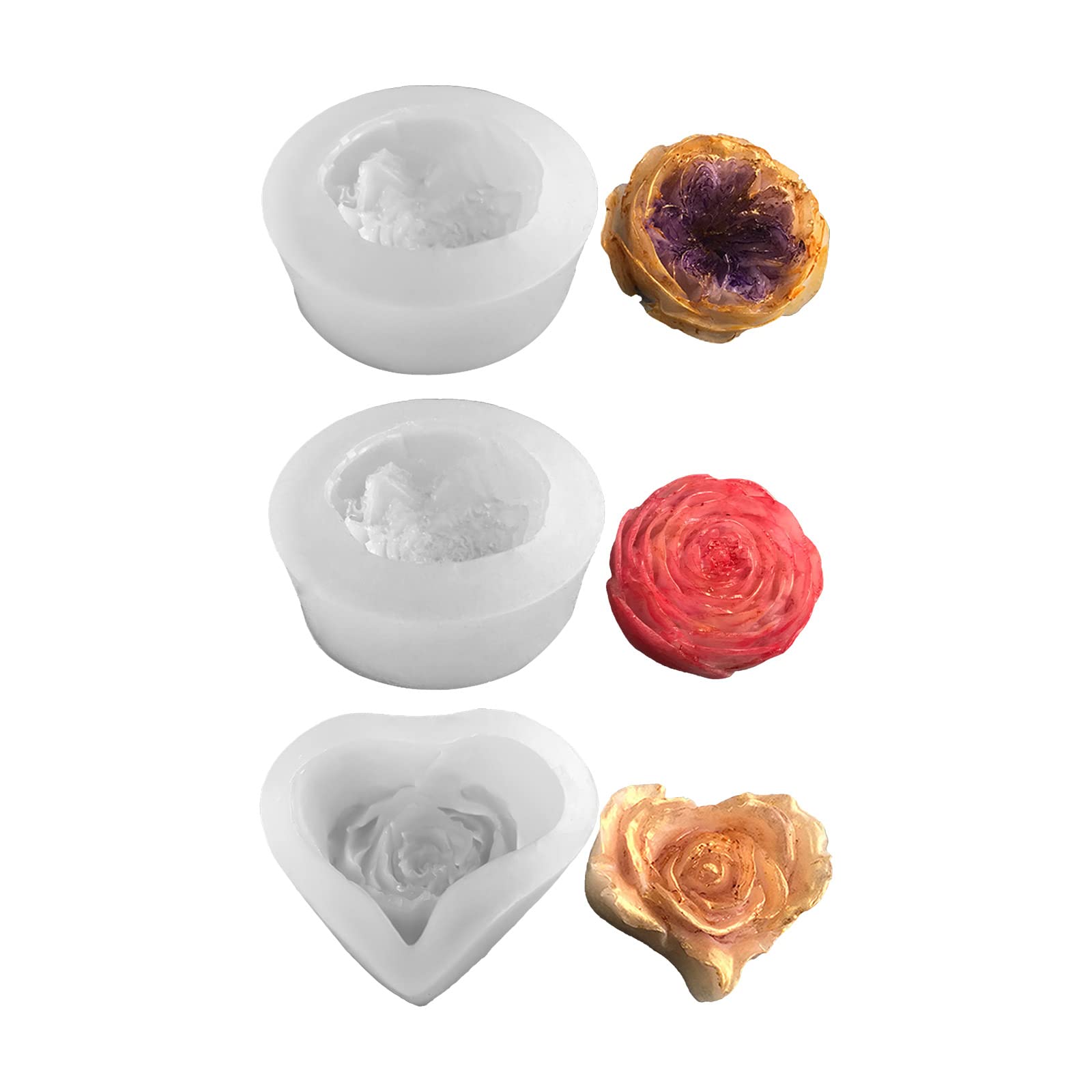 Stampo per Candele in Silicone 3D, Stampi per Candele di Qualità