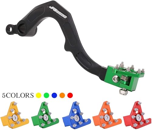 Miniatura 3 de AnXin Palanca de pedal de freno trasero de motocicleta para KX450F 2006-2018 KX450 2019-2024 KLX450R 2008-2019 Dirt Bike - Verde