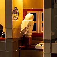 Vista 9 de VONADO Kit de luces LED compatible con Lego Hogwarts Express y Hogsmeade Station, iluminación decorativa de bricolaje para juego de tren de Harry