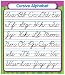 Carson Dellosa Cursive Alphabet Stickers (168072)