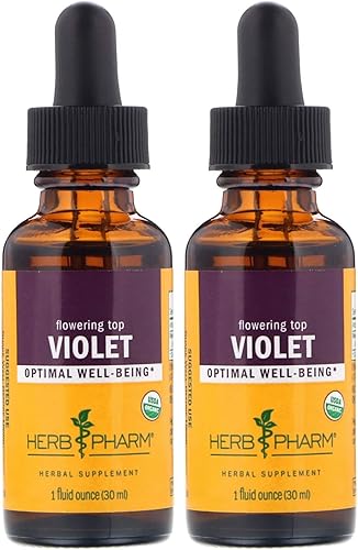 Miniatura 3 de Herb Pharm Extracto líquido de violeta orgánico certificado, 1 fl oz