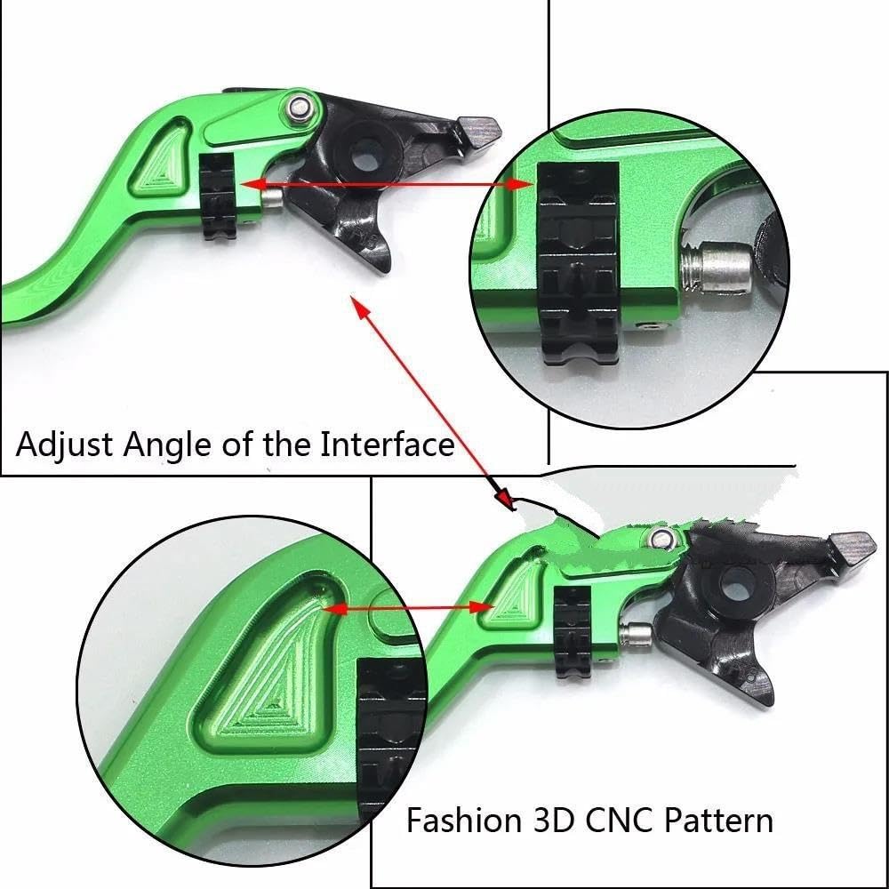 Pour Yamaha MT07 MT09 SR FZ9 2014 – 2015 FZ1 FAZER FZ6 XJ6 DIVERSION Leviers Frein Et D'embrayage Réglables CNC Levier Frein Moto(G)