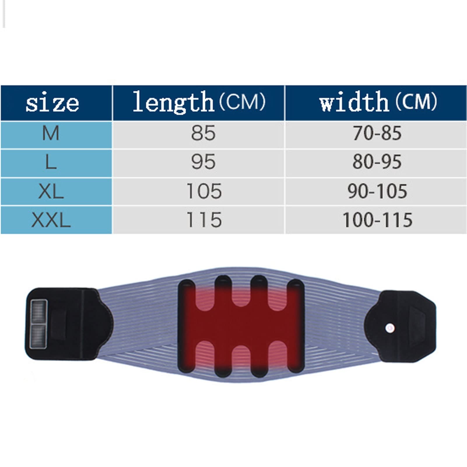 Cinturón de soporte para la espalda con correas de soporte ajustables duales Soporte para la espalda para hombres y mujeres Alivio para el dolor de espalda Cinturón de soporte lumbar para es