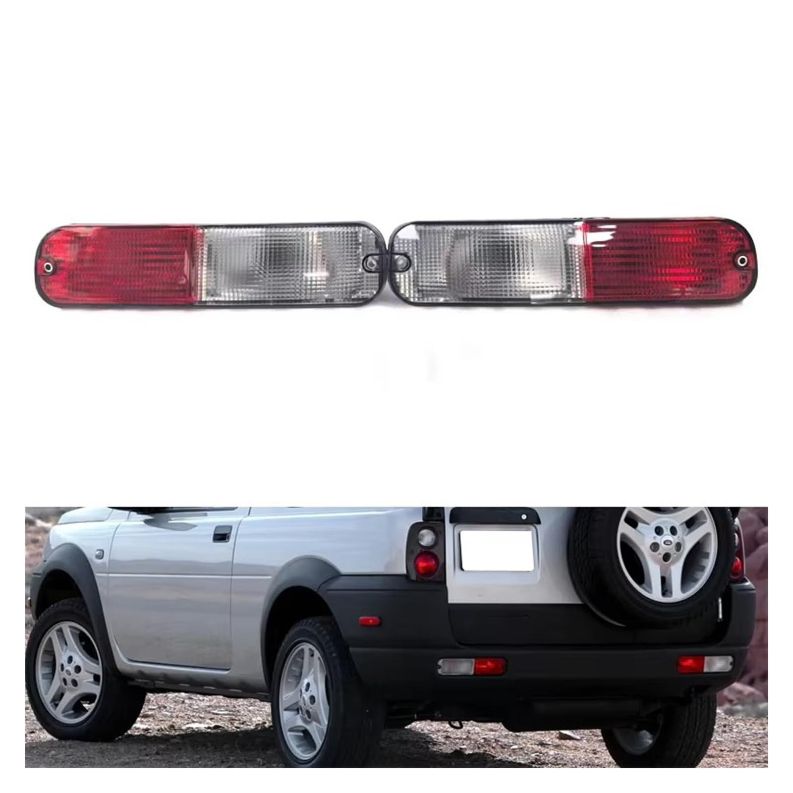 Riflettore Luce Paraurti Posteriore Per Land Per Rover Per Freelander I 2002 2003 Paraurti Posteriore Riflettore Indicatore Direzione Luce Freno XFB000280 XFB000290(Only 1 Right)