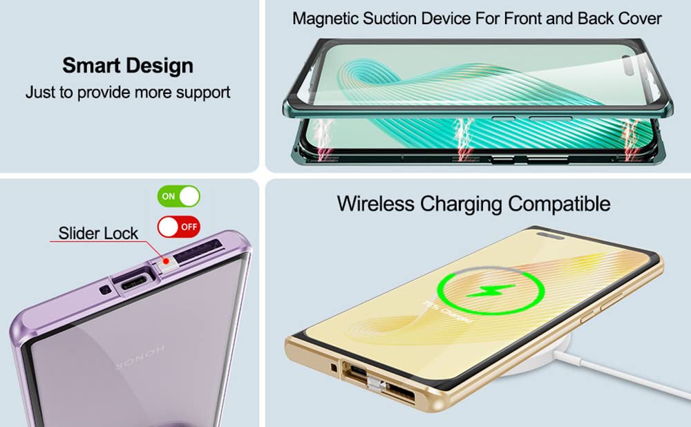 TECHGEAR Robuste Handyhülle Für Honor Magic 5 Pro 5G – Hybrid-Schutz Mit Transparenter Rückseite, Stoßfest & Slim