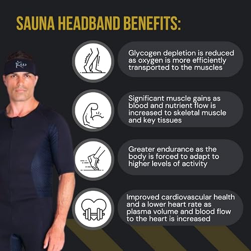 Kutting Weight - Sauna Suit Headband - Exercise Headband For Gym Or Home - Supports Metabolism Boost And Reduced Injury #TOP3