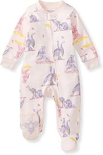 Organic Cotton Footed Pajamas with Non-Slip Grips