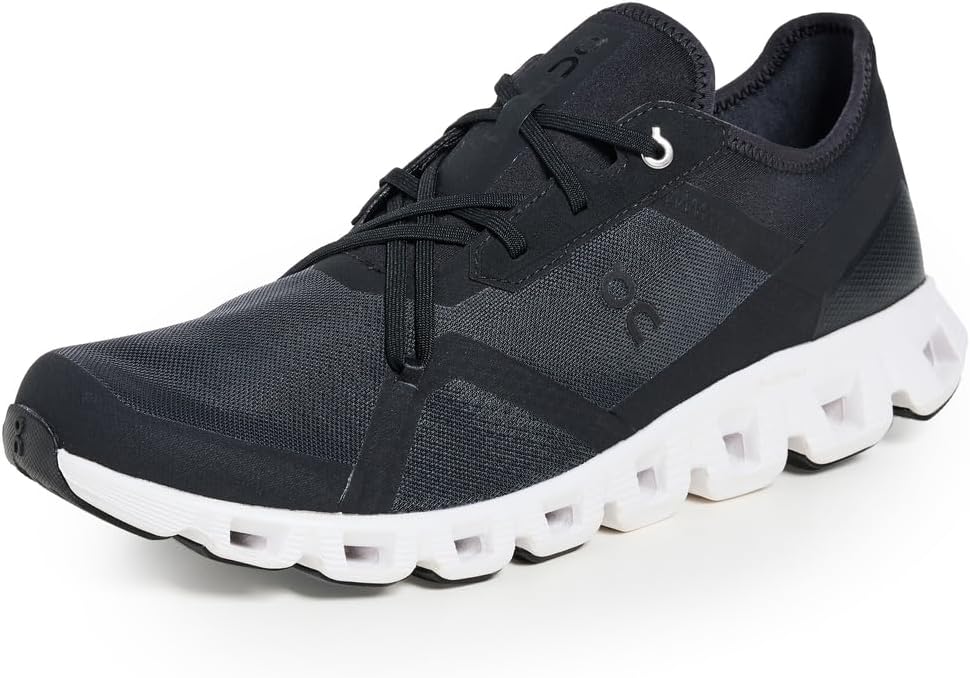 On Men's Cloud X 3 AD Sneakers, Black | White, 12.5 Medium US
