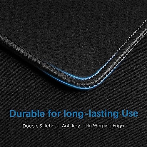 Image of LL-COEUR XXL Black Mouse Pad Gaming Keyboard Mat Laptop Office Desk Mat (800 x 500 x 3 mm)