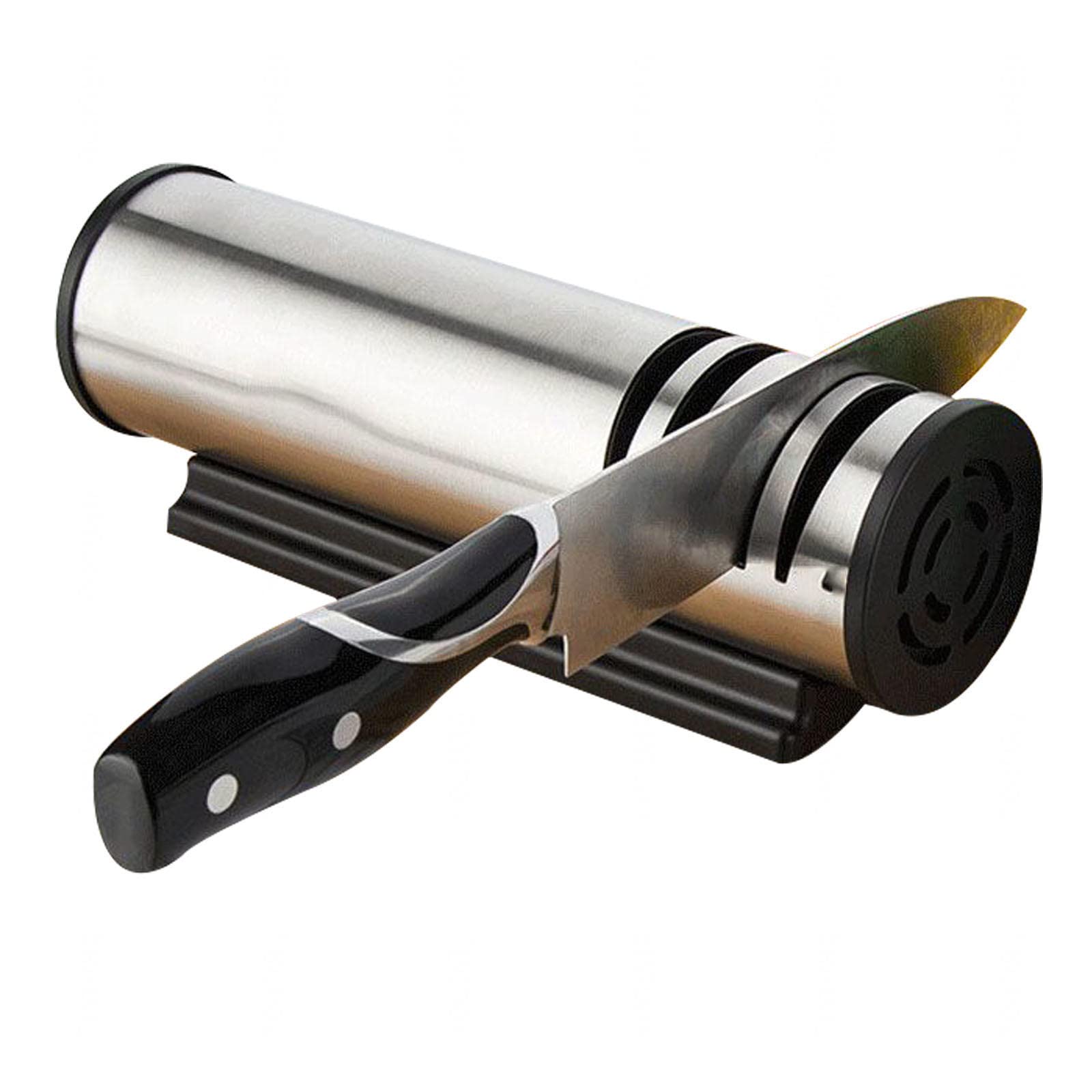 El afilador híbrido combina Afilado eléctrico y Manual, afilador de Cuchillos eléctrico, afilador de Cuchillos Profesional de 3 etapas eléctrico,