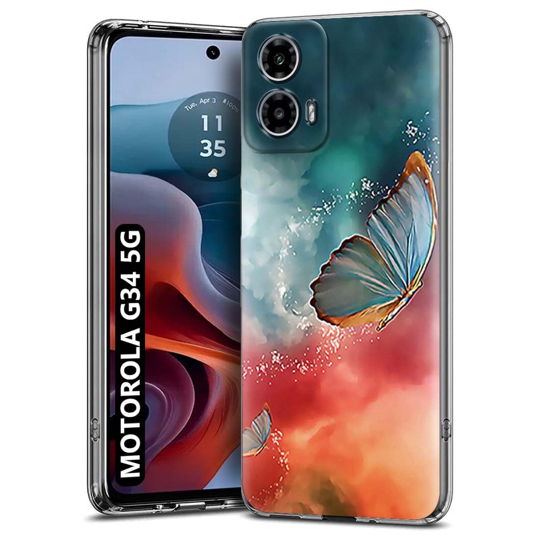 Fashionury Back Cover for Motorola G34 5G Designer | Printed|Transparent |Flexible| Silicon -D1090 (B0CSXCYV2G) Amazon Price History, Amazon Price Tracker