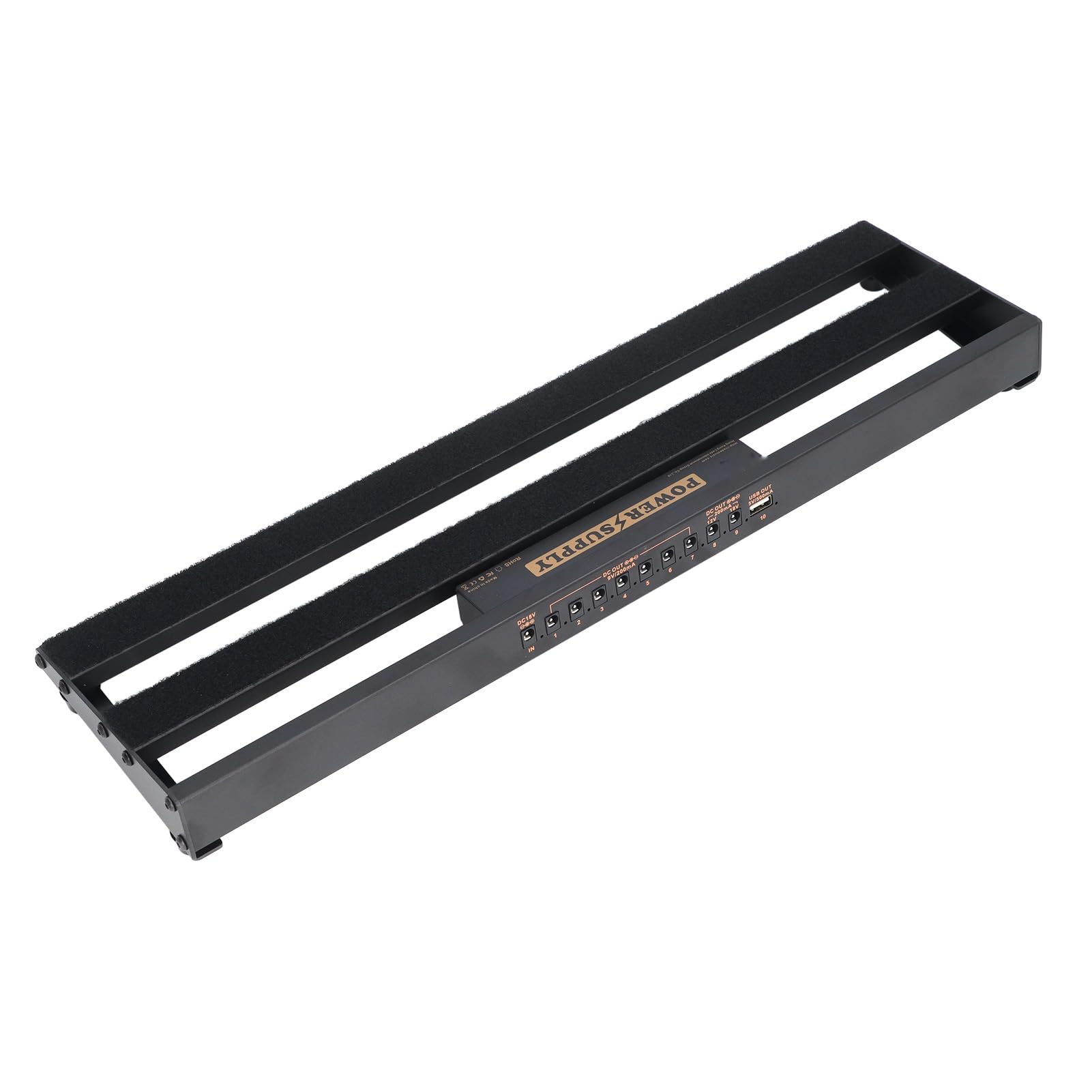 Alimentatore Isolato per Pedaliera Effetti con Uscite 9V 12V 18V per Chitarristi Design in Lega di Alluminio 1 unità