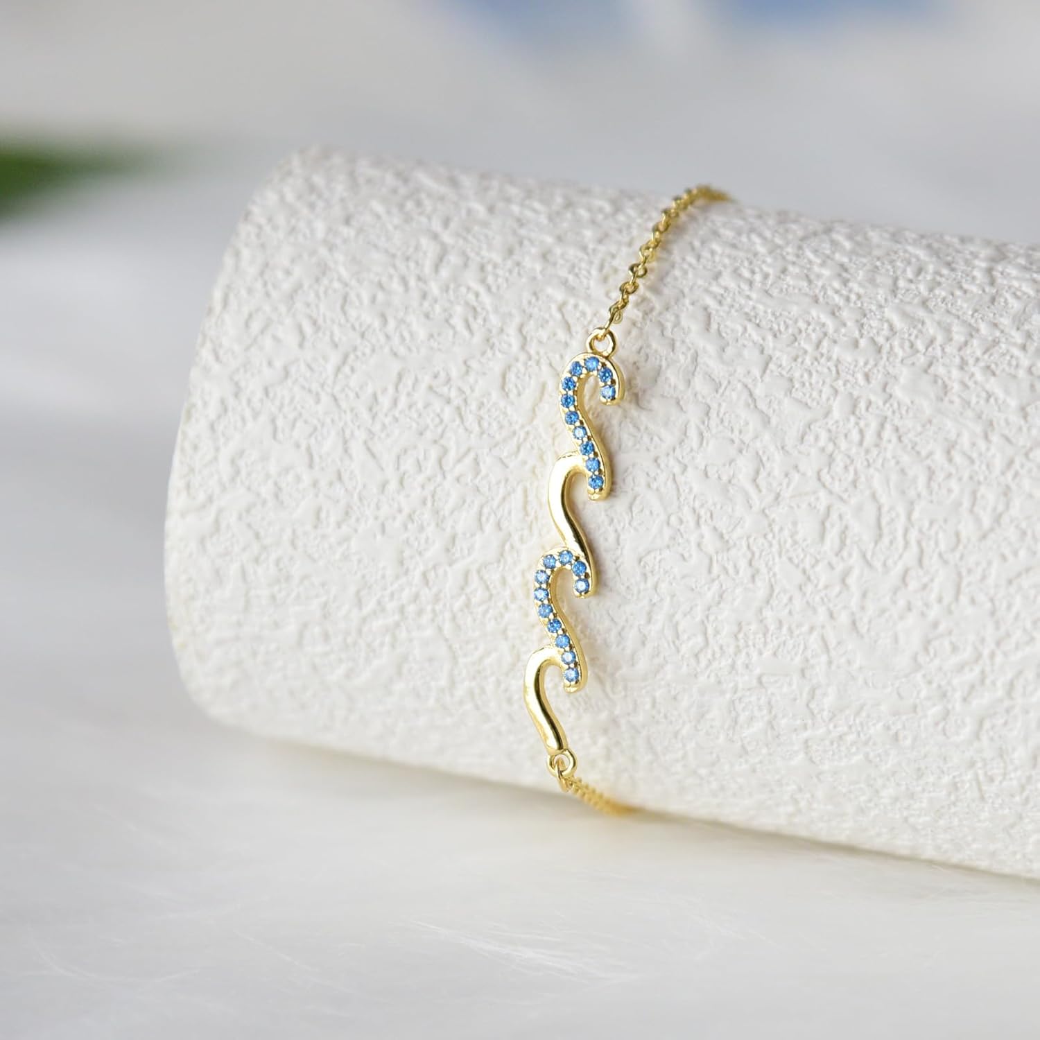 Inspirational Wave Bracelet for Women - Unique Get Well, 'Thinking of You' Gifts, Ideal for Friend Sister Mom Daughter - Image 2