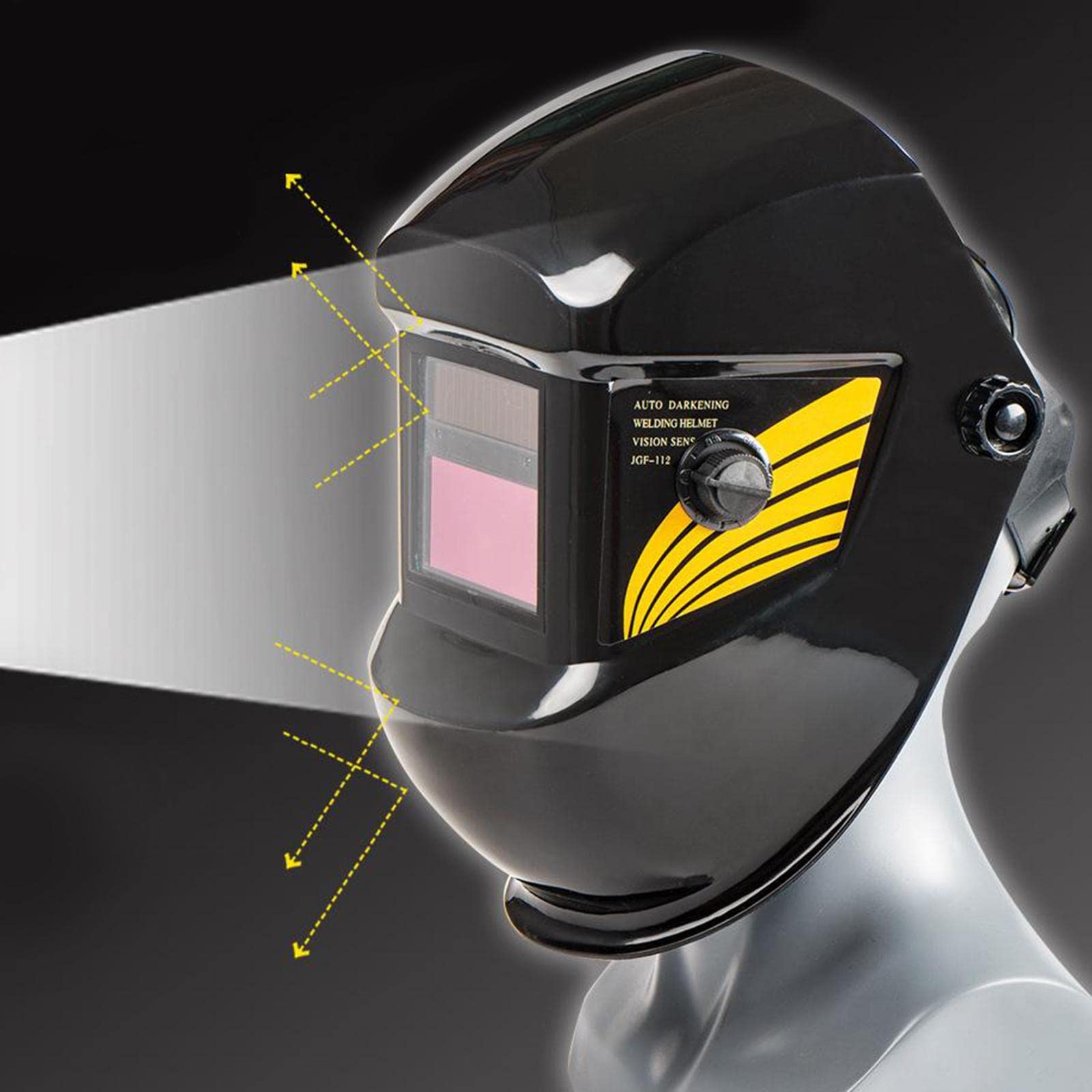 Gafas de Soldadura Ajustables Y Autooscurecibles con Función Solar.