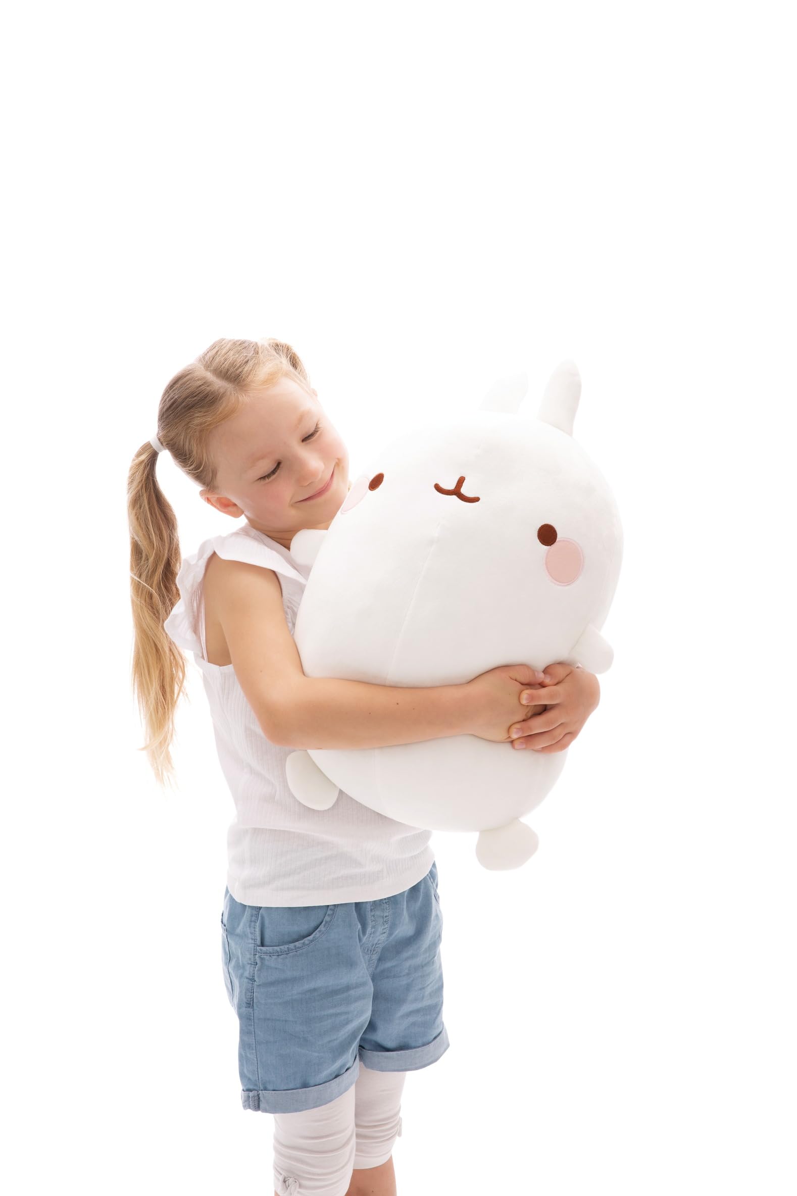 NICI Cuddly Toy Molang 48 cm I Lovable Social Media & TV Star to Cuddle, Play & Love – 47750
