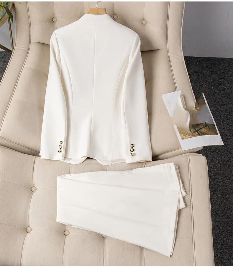 Office Lady Long Sleeve Blazer Suit Trousers Women