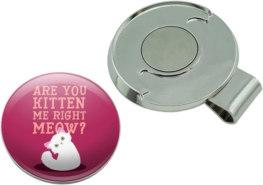 review GRAPHICS & MORE are You Kitten Me Right Meow Cat Golf Hat Clip with Magnetic Ball Marker
