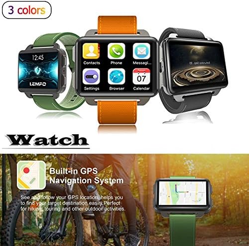 قیمت و خرید 2.2inch 3G LEMFO LEM4 Bluetooth IPS Display Pro Smart Watch  with Camera,Android 5.1 1GB RAM 16GB in Flash 1200 mAh Battery,GPS Running  Watch for Men برند Yunn | مالتینا