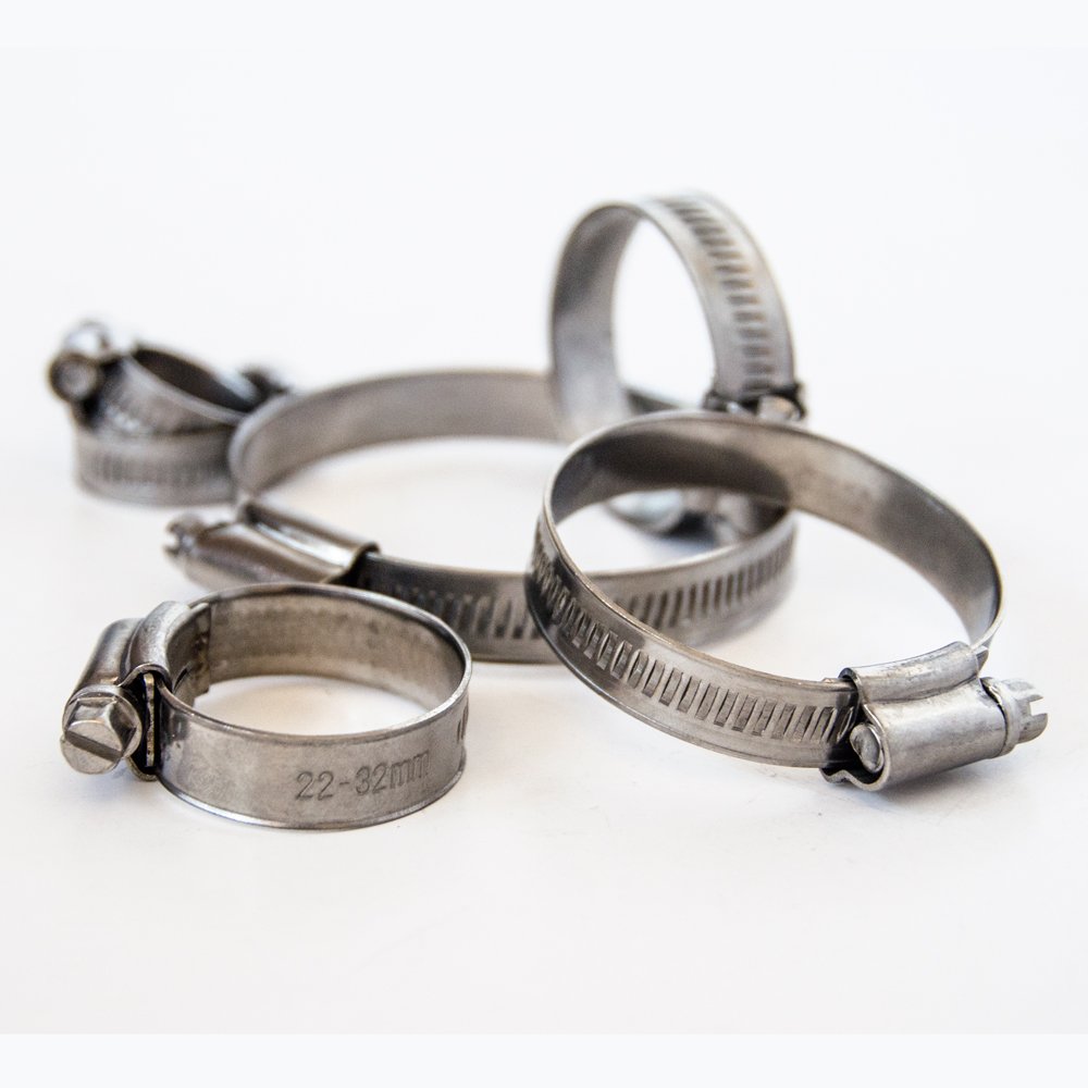 eco-filtration Jubilee Worm Drive Hose Clip 35–50mm | Stainless Steel Hose Clamp | Heavy-Duty Adjustable Clip for Flexible Pond Hoses
