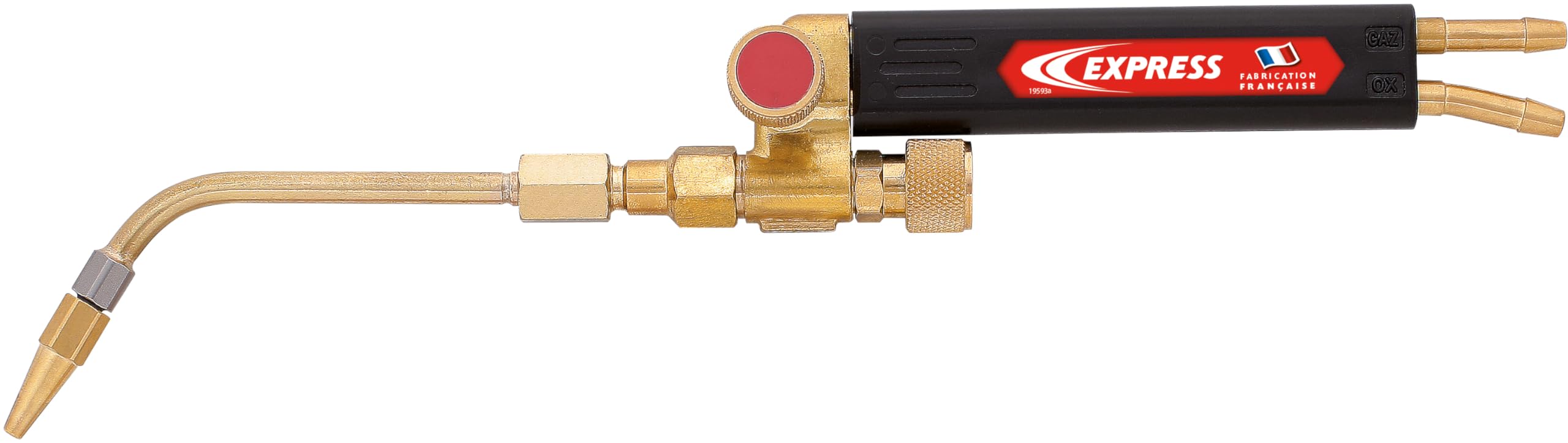 Antorcha de Oxiacetileno KORO Montada con Boquilla de 160 L - Soplete de Gas - Soplete Gas Butano - Calentador de Gas - Quemador de Llama - Herramienta para Soldadura - EXPRESS