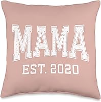 Vista 1 de Mama Est 2020 Custom Mom Personalized Mothers Day Customized Throw Pillow