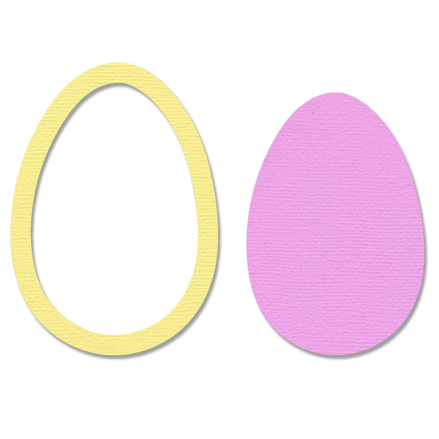 Sizzix Framelits Die Set 2PK, Paper, Egg/Balloon, One Size