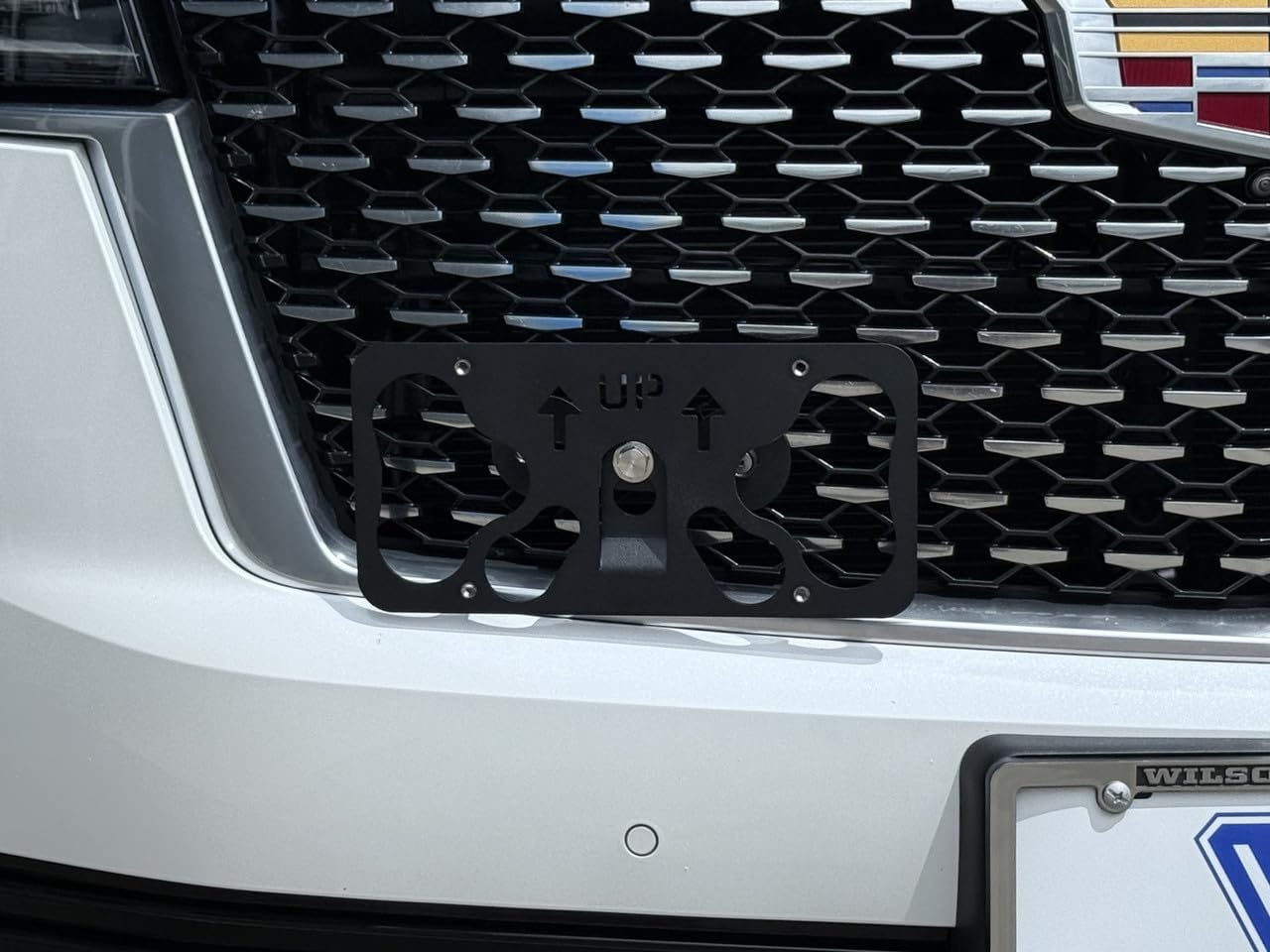CravenSpeed Platypus License Plate Grille Mount Compatible with Cadillac Escalade (5th Gen) 2021-2025 | No Drilling | Installs in Seconds | Made of Stainless Steel & Aluminum | Made in USA