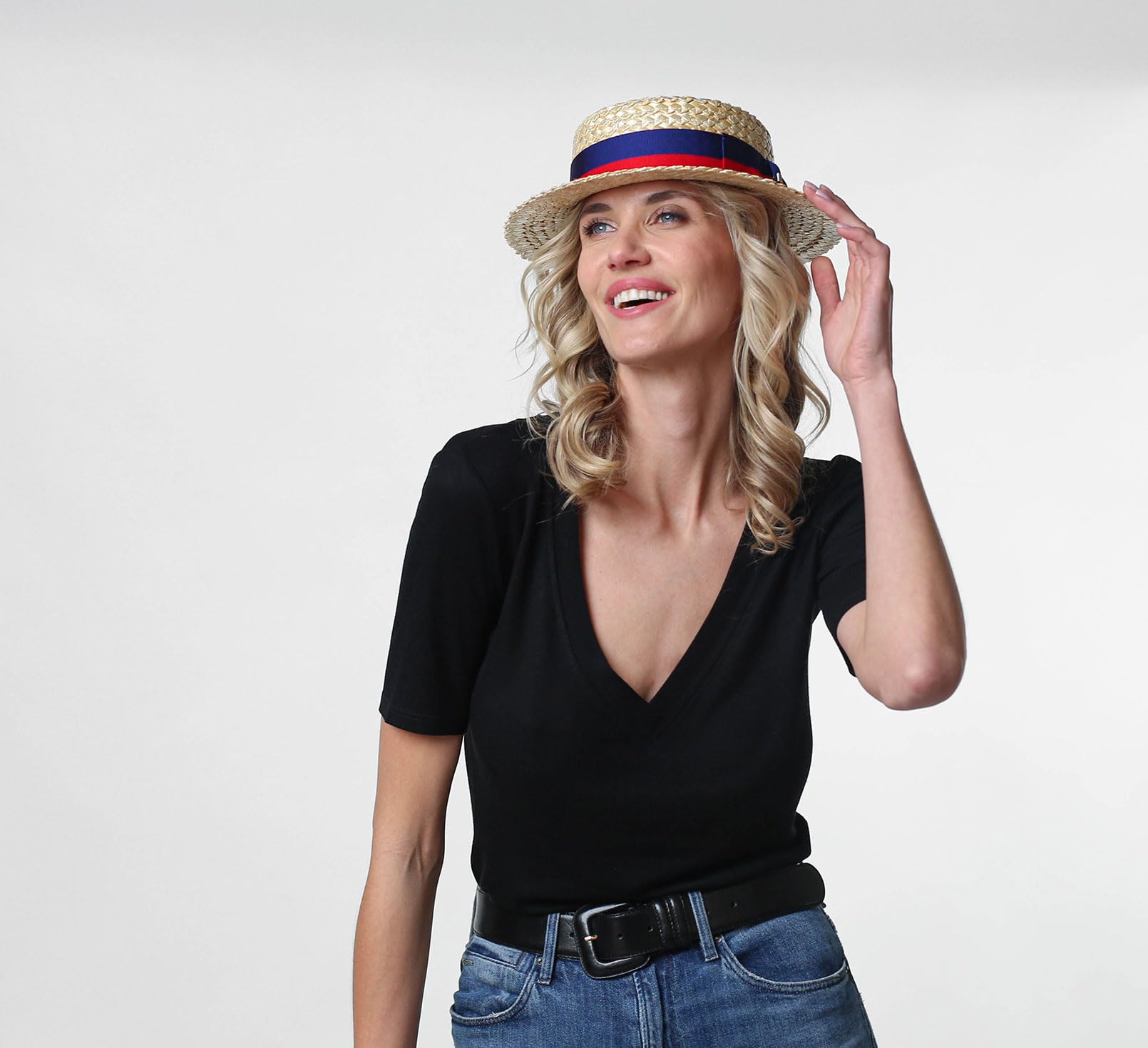 Chapeau canotier Paille Homme ou Femme Canotier Anglais