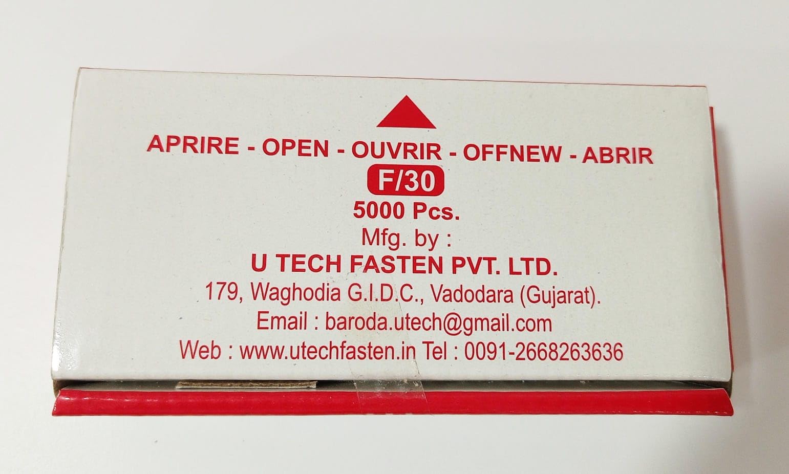 PMAT U-TECH -Brad Nails 18Guage F-30 (5000Pcs)