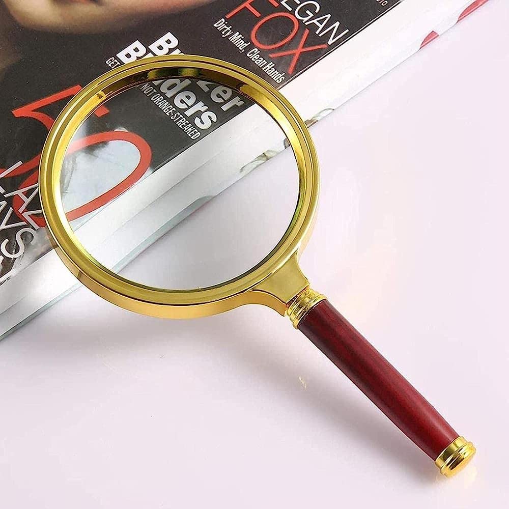 Loupe de poche 10X CRODY pour lire les journaux et analyser les bijoux