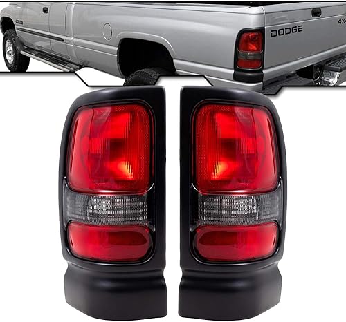 Faros traseros para Dodge Ram 1500 1994-2001 (sin paquete deportivo) y pickup Ram 2500 3500 1994-2002, par izquierdo y derecho (1994 94 1995 95 1996 disponible en Yaxa Costa Rica