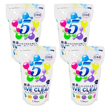 宮崎化学 ファイブクリーン マルチ洗剤 弱アルカリ性洗剤 1.5キログラム 3袋 Amazon | 宮崎化学 ファイブクリーン 除菌 弱アルカリ性洗剤