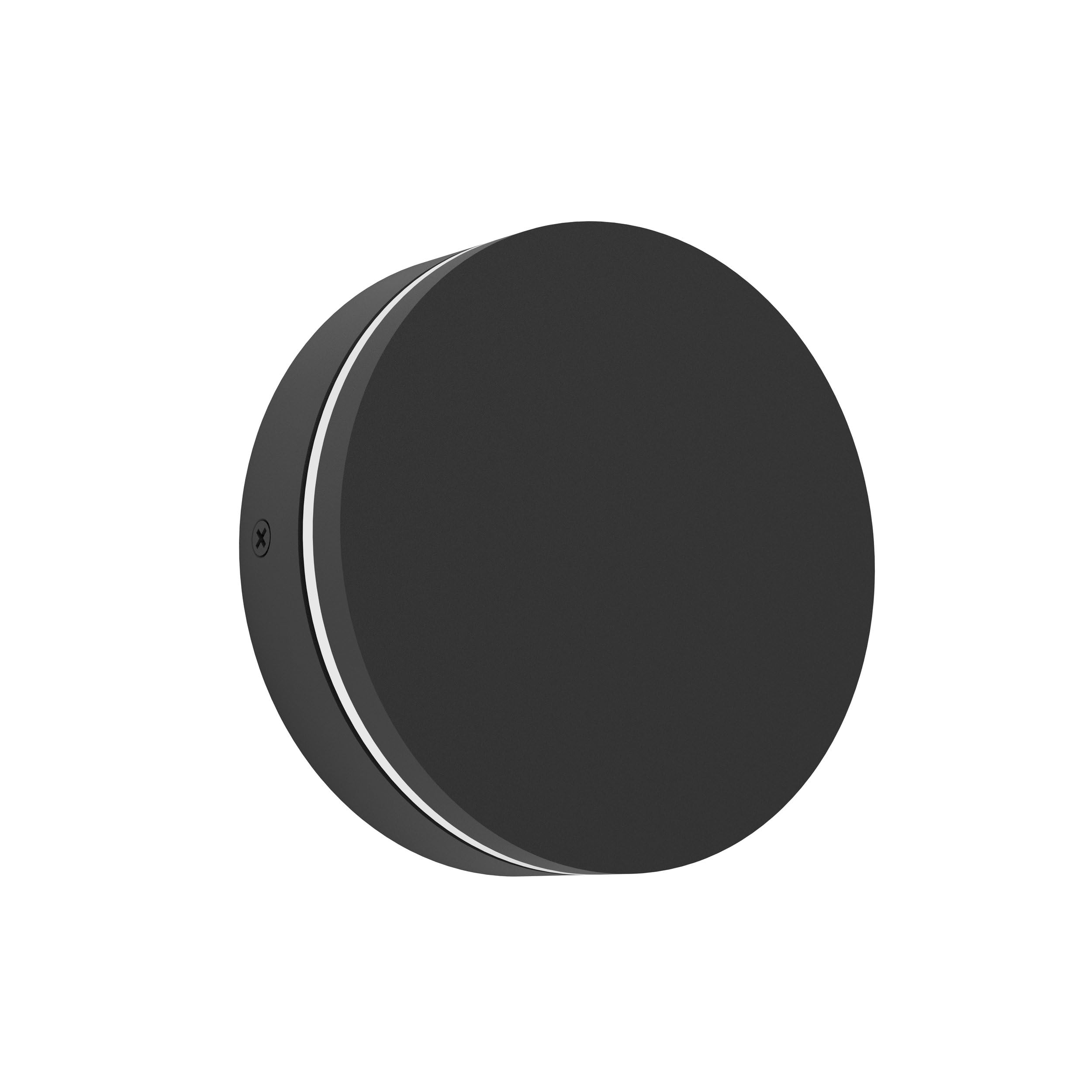B&Q -  Pedersano Outdoor Led Wall LightTri Colour Cct (3000K/4000K/6500K)Ip44 WeatherproofBlack Structured Aluminium & Plastic