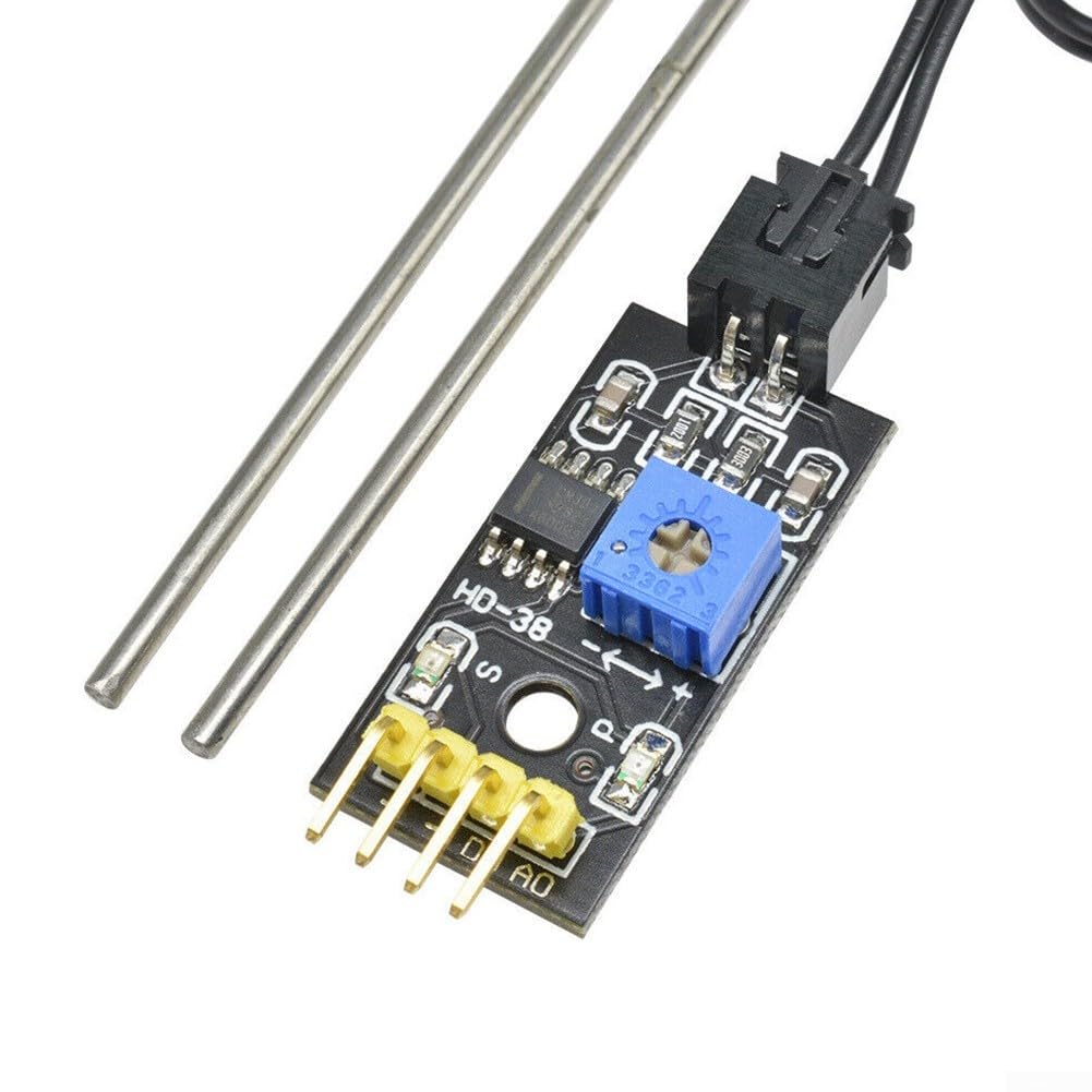 Soil Moisture Sensor Humidity Detection Module for Arduino, 5M Cable Water Content Detector with Analog &amp; Digital Output, Garden Moisture