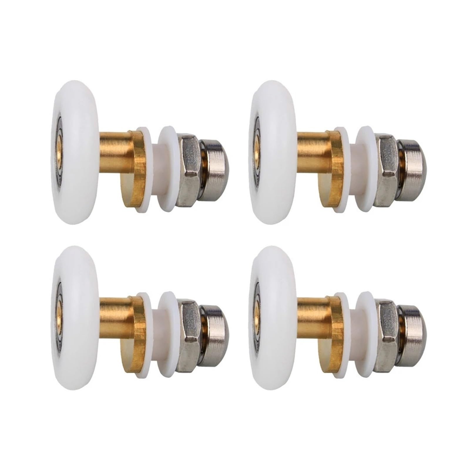 Vnakrny 23Mm Shower Door Rollers 12Pcs Roller Bathroom Sliding Glass Shower Door