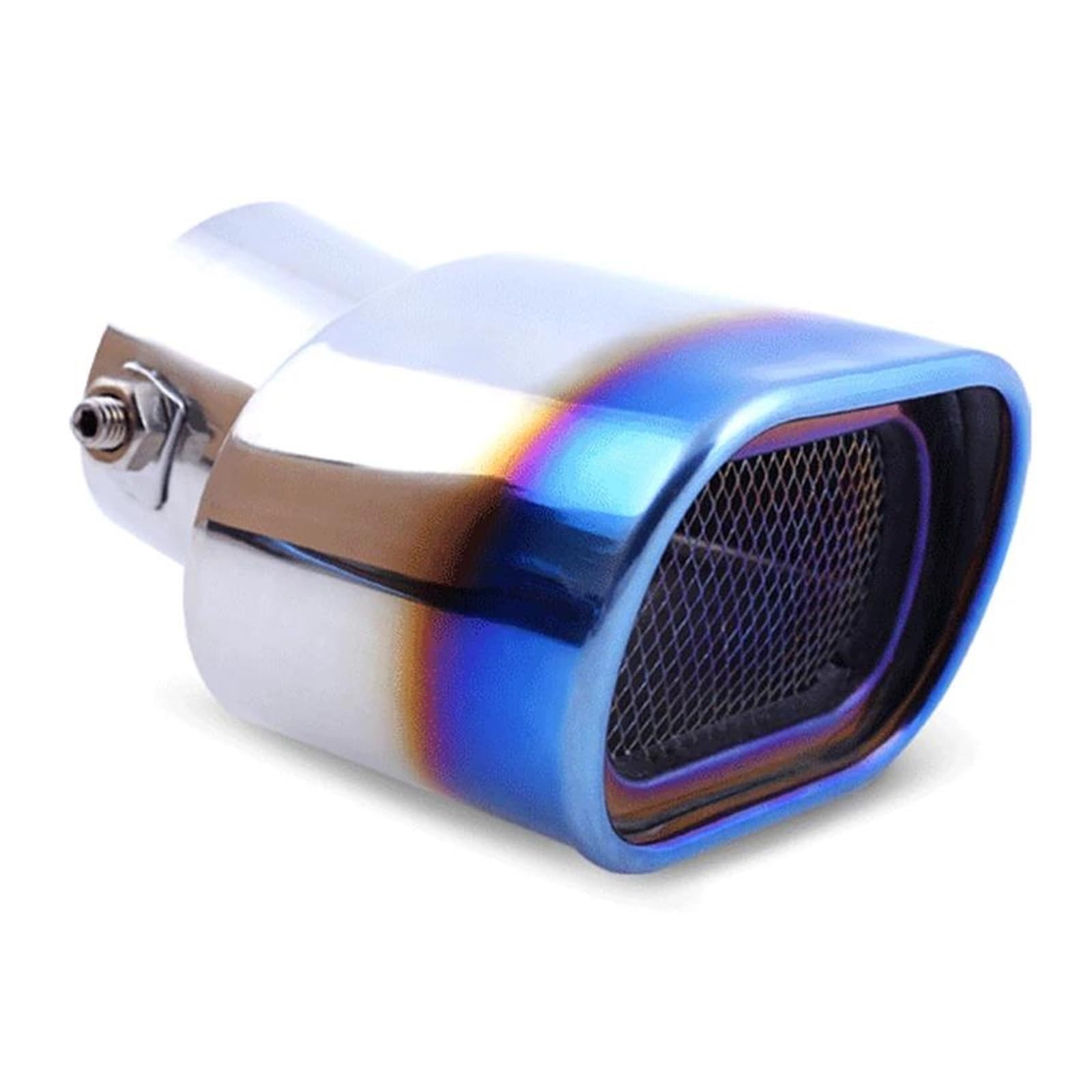 Tubo Escape Coche para Fiat para Palio 2004-2010 1 Uds Tubo Escape Automático Acero Inoxidable Silenciador Punta Silenciador Tubo Escape Trasero De Coche Tubo Punta Silenciador Escape(1PCS-Style-E)