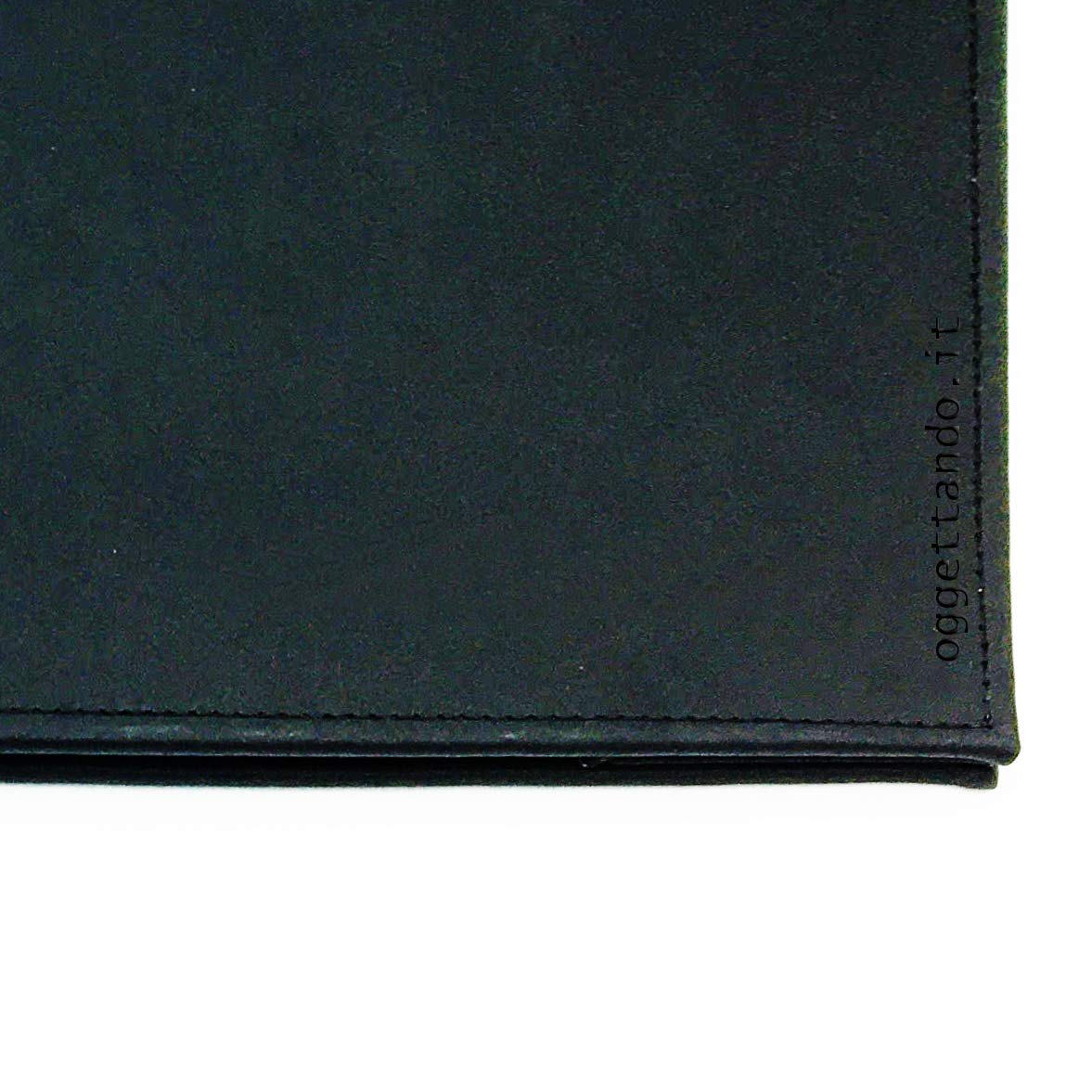 OGGETTANDO SOTTOMANO PERSONALIZZABILE per scrivania ECOPELLE Nero
